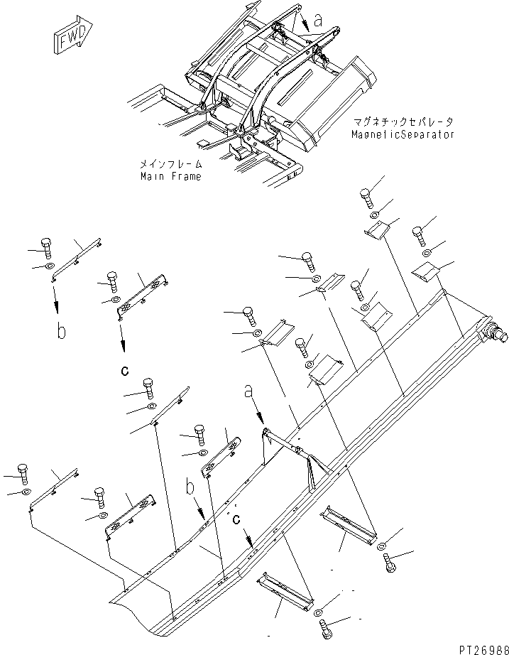 CHUTE 8242-75-2910 KOMATSU