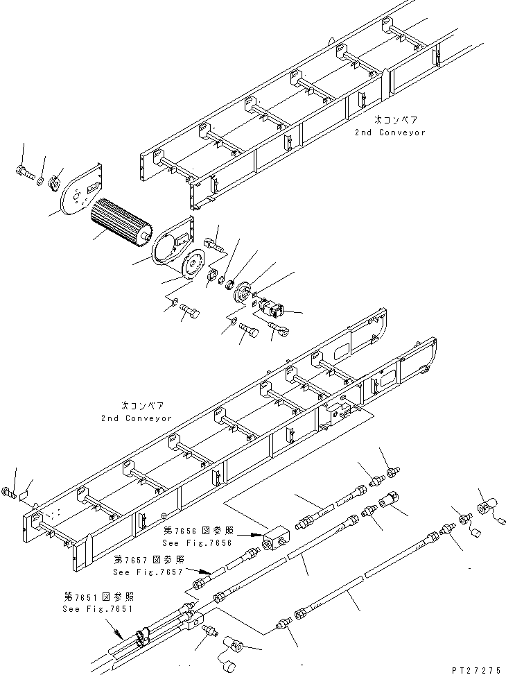 Шланг 07113-00475 KOMATSU