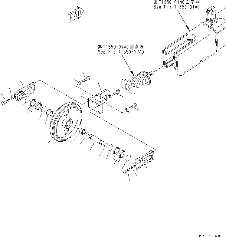 IDLER ASS'Y 20T-30-00260 KOMATSU