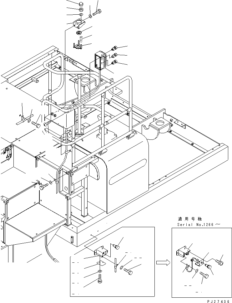 Коробка 8287-06-1181 KOMATSU