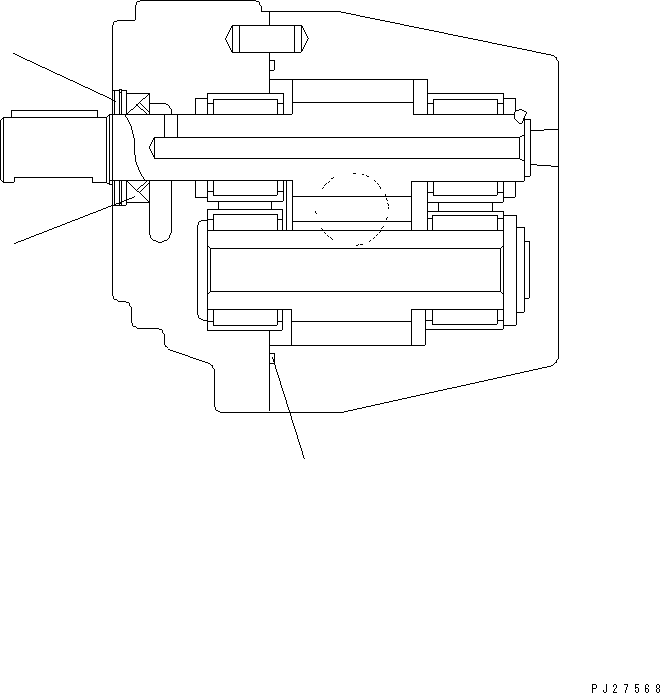 OIL SEAL,MOTOR UC1303002027 KOMATSU