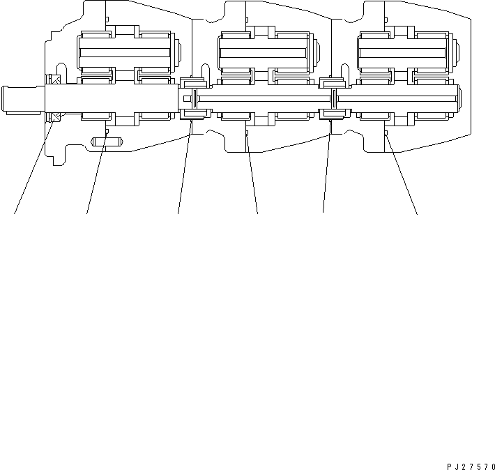 Уплотнительное кольцо круглого сечения UC13000970040 KOMATSU