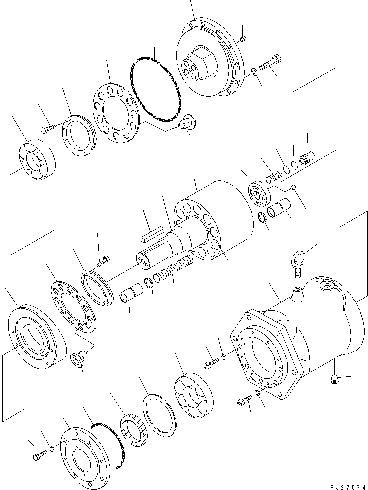 Уплотнительное кольцо круглого сечения STDW0003B125 KOMATSU