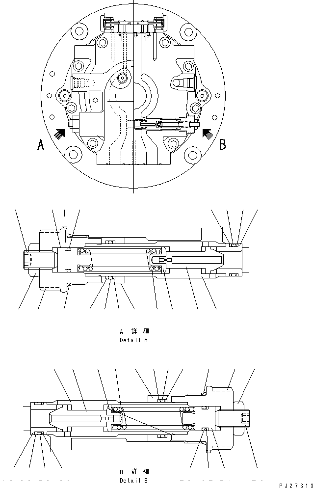 Крышка в сборе (KB828760112102) KOMATSU