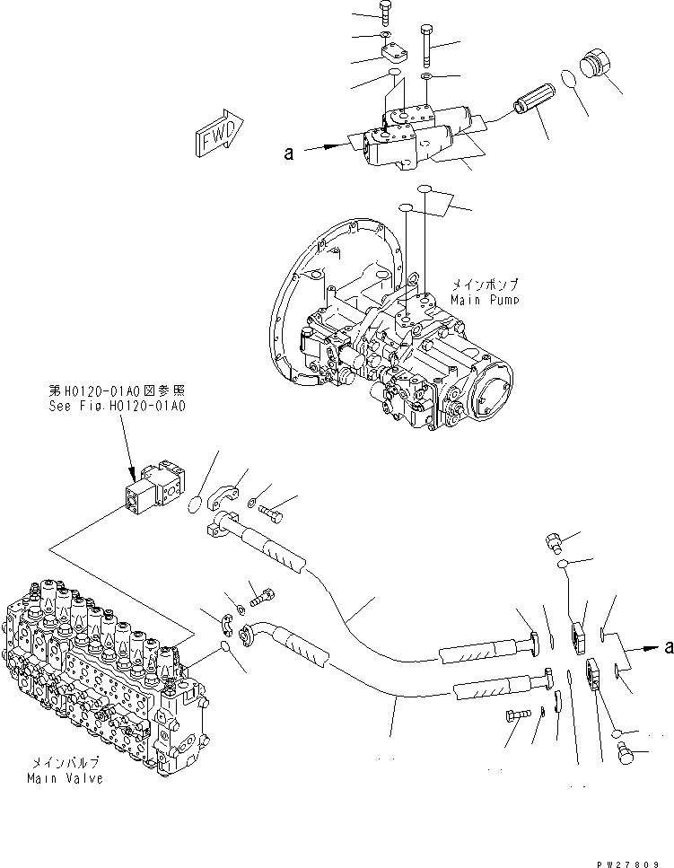 Шланг 8295-62-1271 KOMATSU