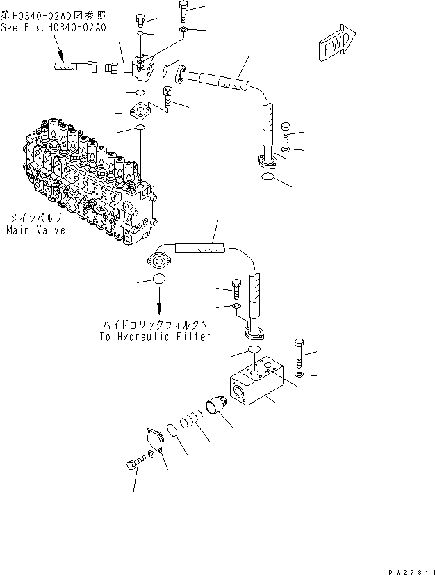Шланг 8295-62-1320 KOMATSU