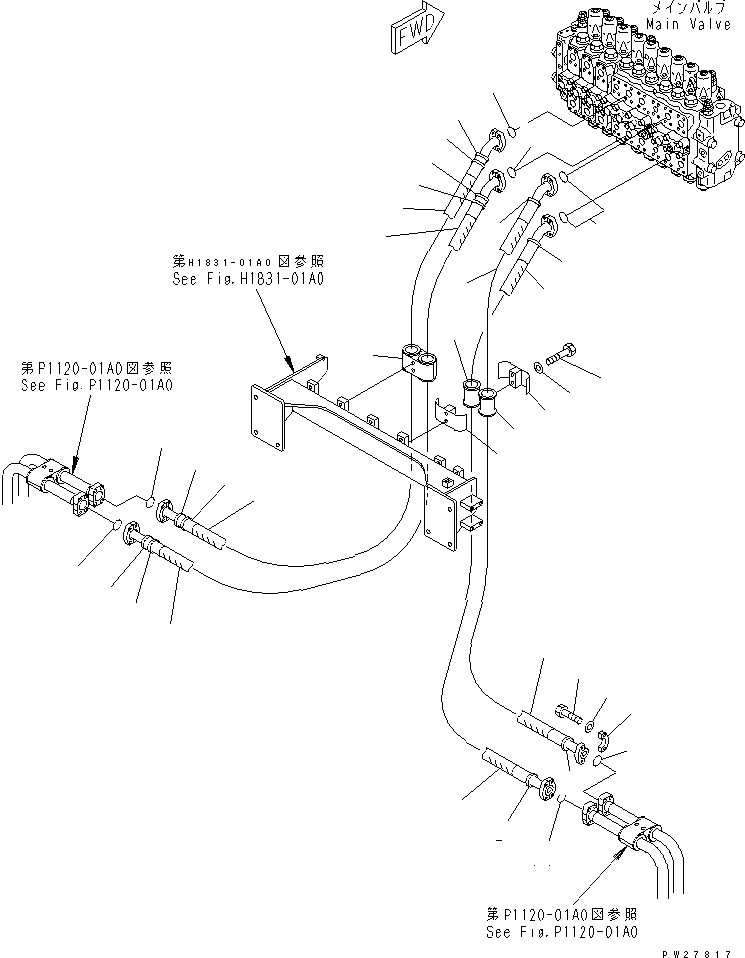 Шланг 07072-01019 KOMATSU