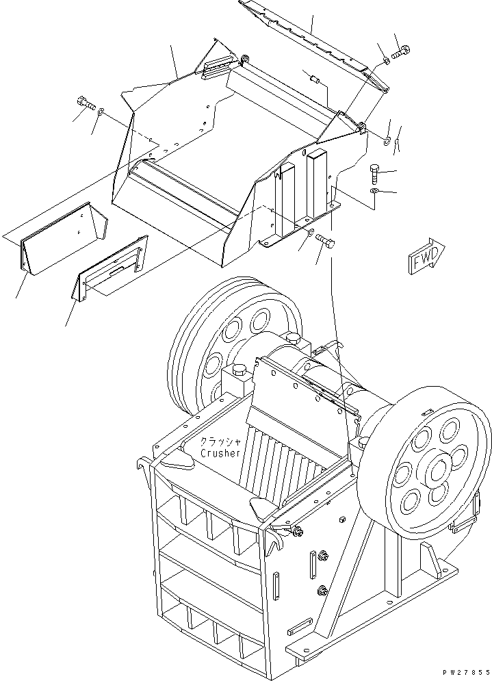 Ограждение 8295-70-1513 KOMATSU