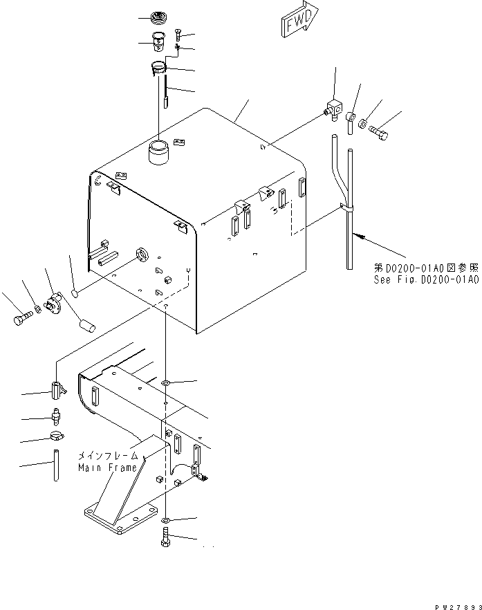 Бак 8296-04-1110 KOMATSU