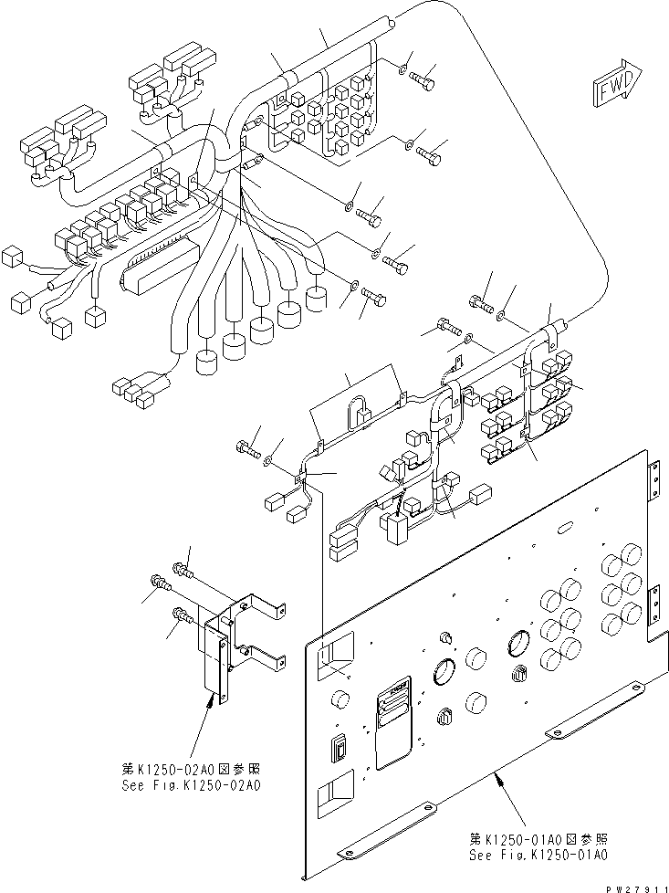 Жгут проводов 8295-06-1272 KOMATSU