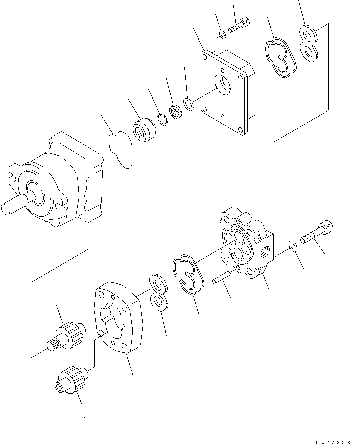 PUMP ASS'Y,(SBR8) 705-41-05560 KOMATSU