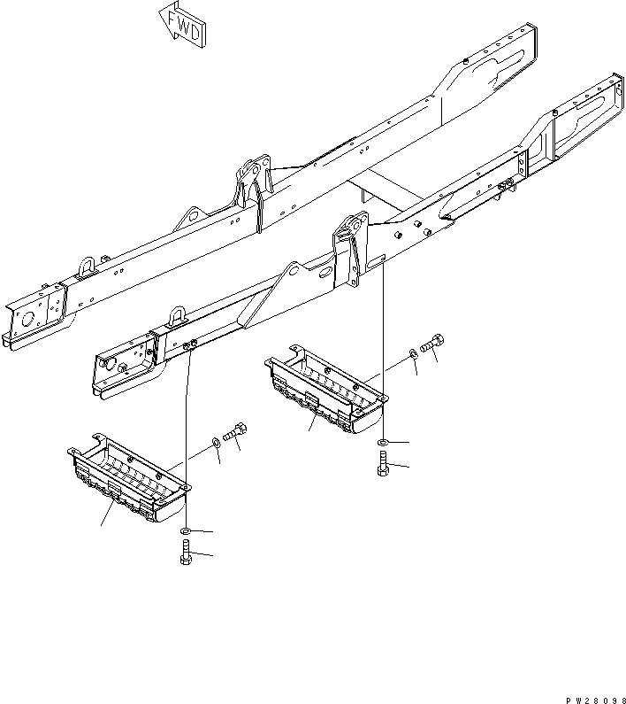 Ограждение 8221-75-3440 KOMATSU