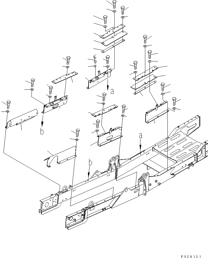 STAY,R.H. 8221-75-3250 KOMATSU