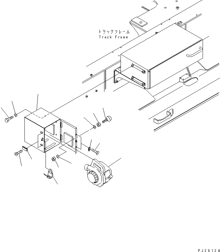 Коробка 8287-95-1440 KOMATSU