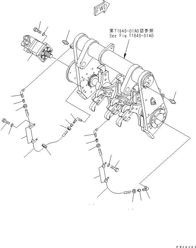 Трубка 8255-70-5170 KOMATSU