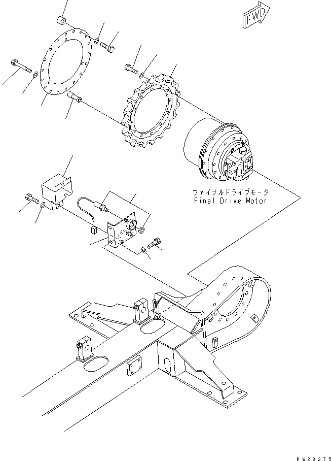 Упорное кольцо 8255-06-2120 KOMATSU