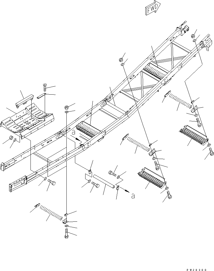 Планка 8255-75-2210 KOMATSU