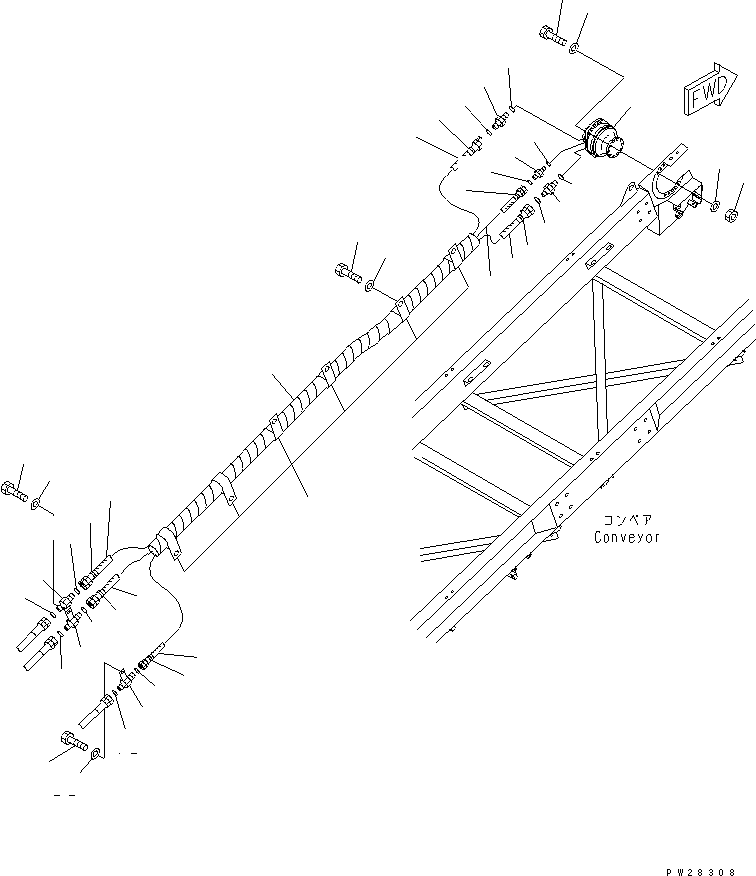 Шланг в сборе 8255-62-5180 KOMATSU