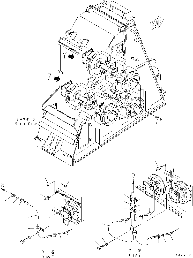 Трубка 8255-70-2390 KOMATSU