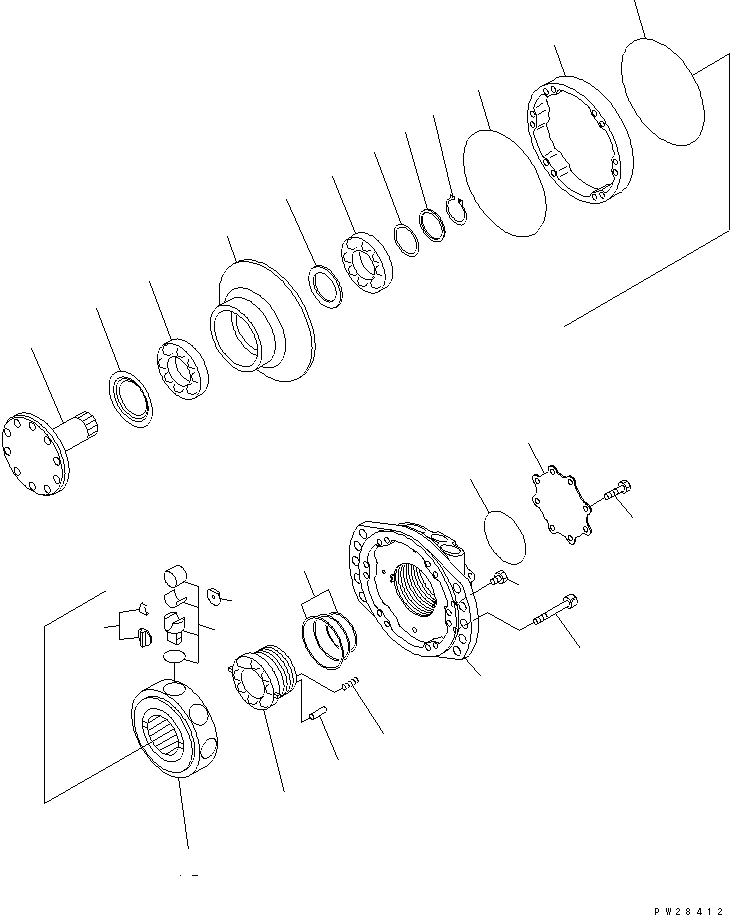 Комплект уплотнений 8255-60-4960 KOMATSU