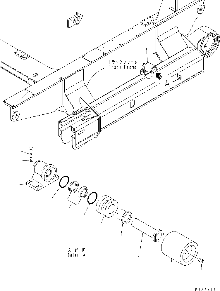 Плавающее торцевое уплотнение в сборе \0\110-30-00085 KOMATSU