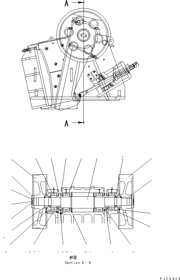 Упорное кольцо 8242-70-5651 KOMATSU