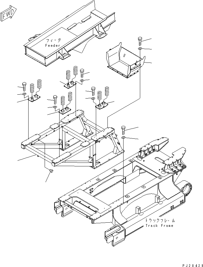 CHUTE 8242-70-2413 KOMATSU