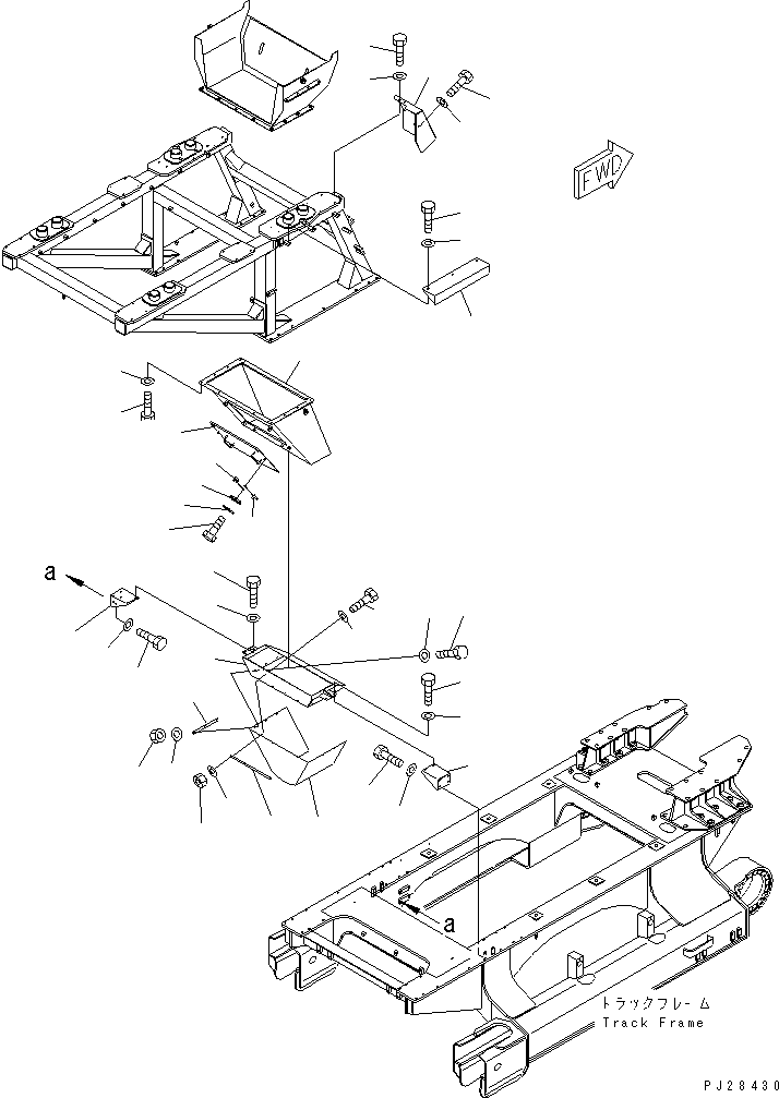 CHUTE 8242-70-2422 KOMATSU