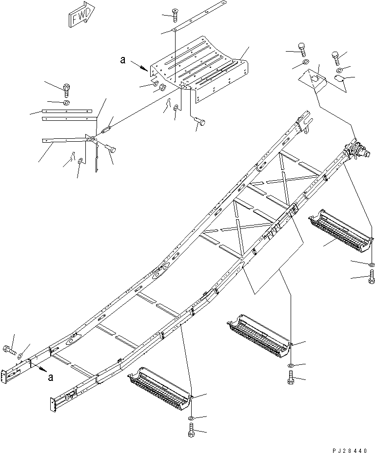 GUARD,ROLLER 8255-75-2780 KOMATSU