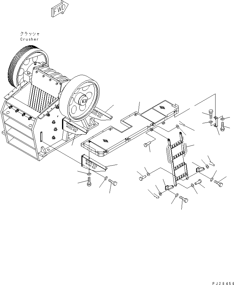 DECK 8242-54-2245 KOMATSU