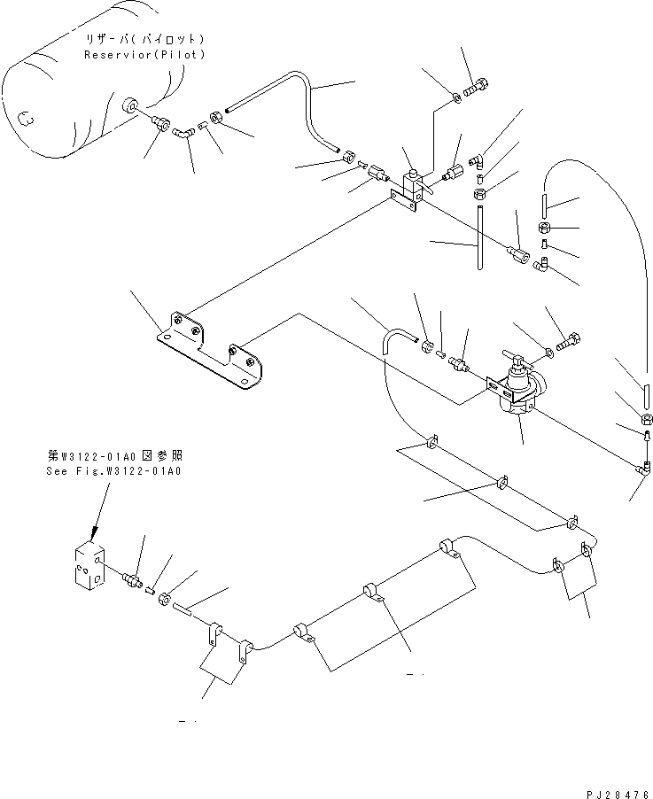 Насос смазки в сборе 561-95-63171 KOMATSU