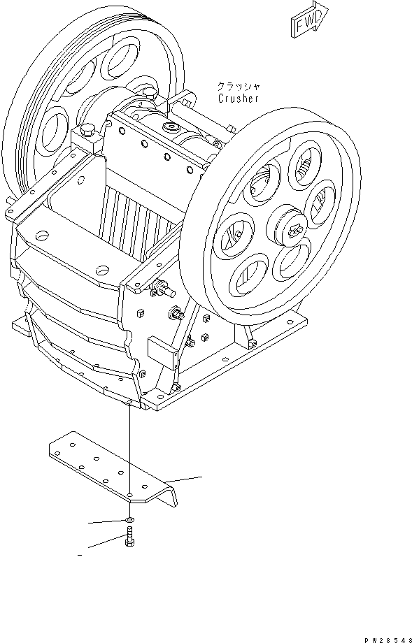 Ограждение 8230-70-1710 KOMATSU