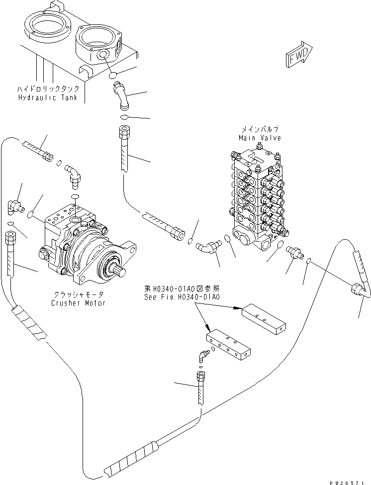 Шланг 02763-00631 KOMATSU
