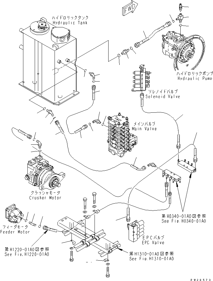 Угольник 888-88FS-204 KOMATSU