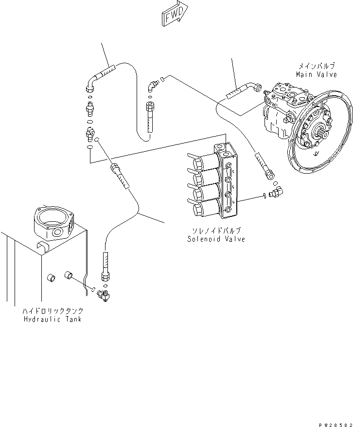 Шланг 02763-002A4 KOMATSU