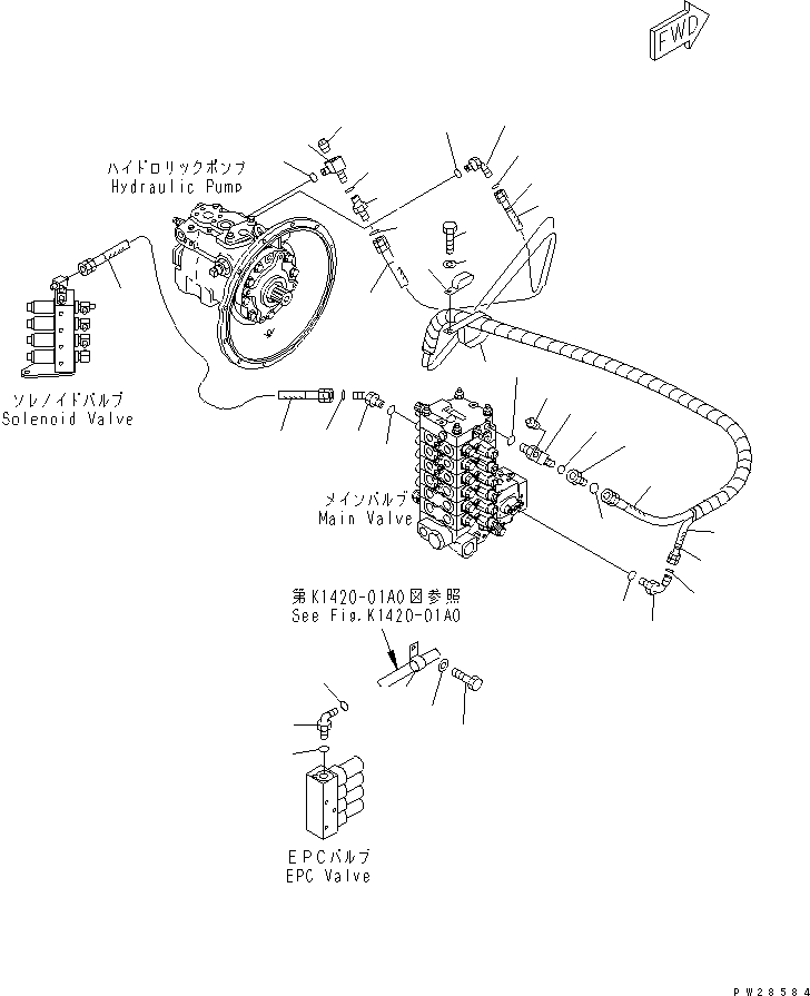 Ниппель 8230-62-1240 KOMATSU