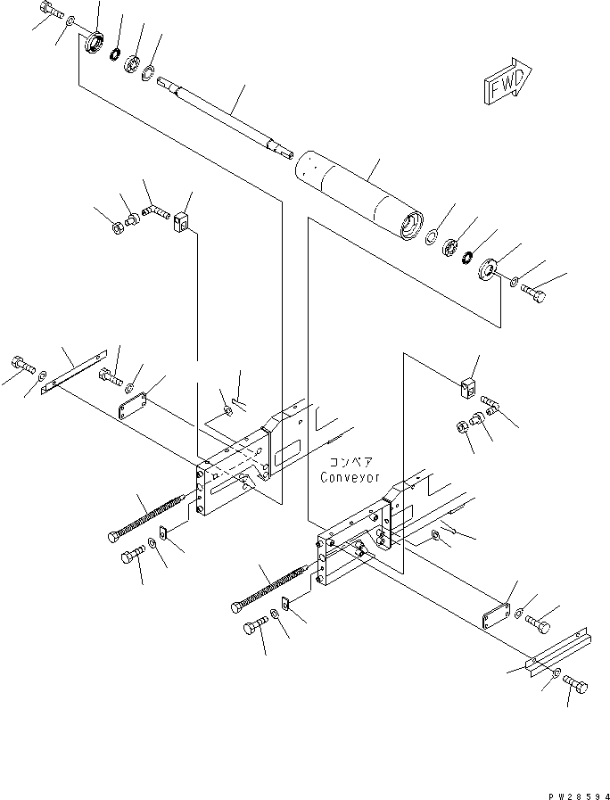 PULLEY ASS'Y 8206-75-3600 KOMATSU