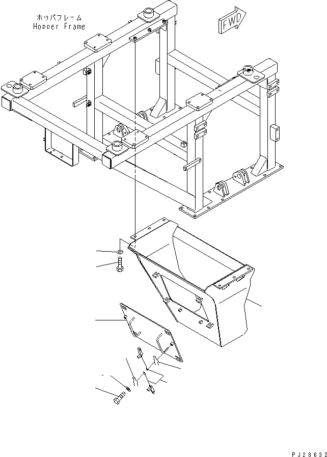 CHUTE 8230-70-2411 KOMATSU