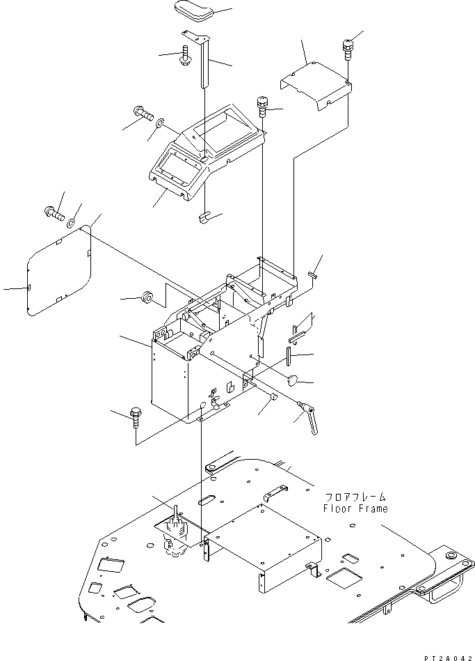 BOX,CONSOLE 41K-54-23360 KOMATSU