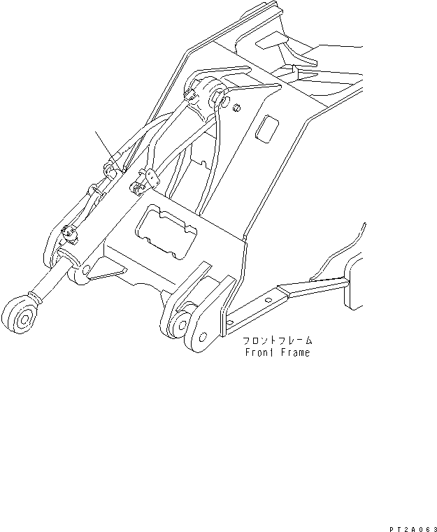 CYLINDER GROUP,LIFT (707-00-X7830) KOMATSU
