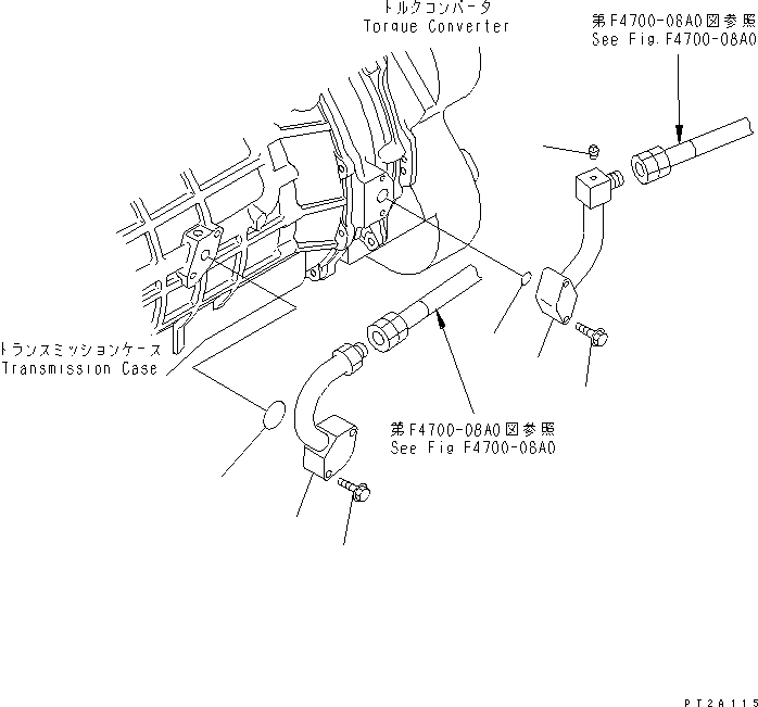 Трубка 425-16-21160 KOMATSU