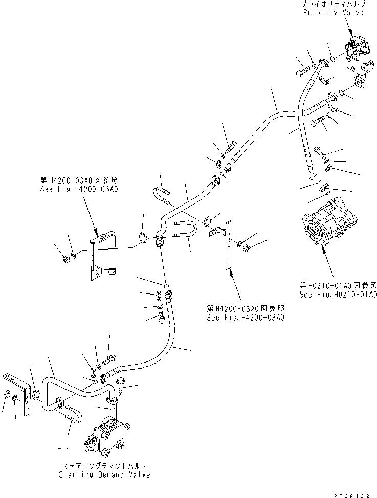 Шланг 07125-21010 KOMATSU