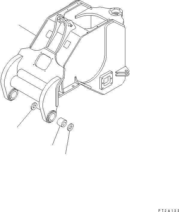 Сиденье в сборе 41L-46-21100 KOMATSU