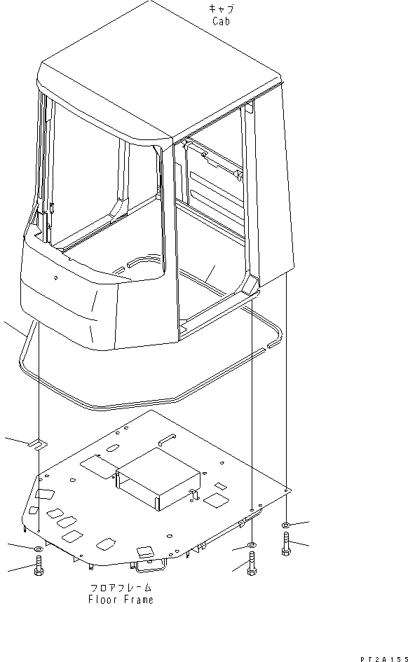 Уплотнение 41L-56-21130 KOMATSU
