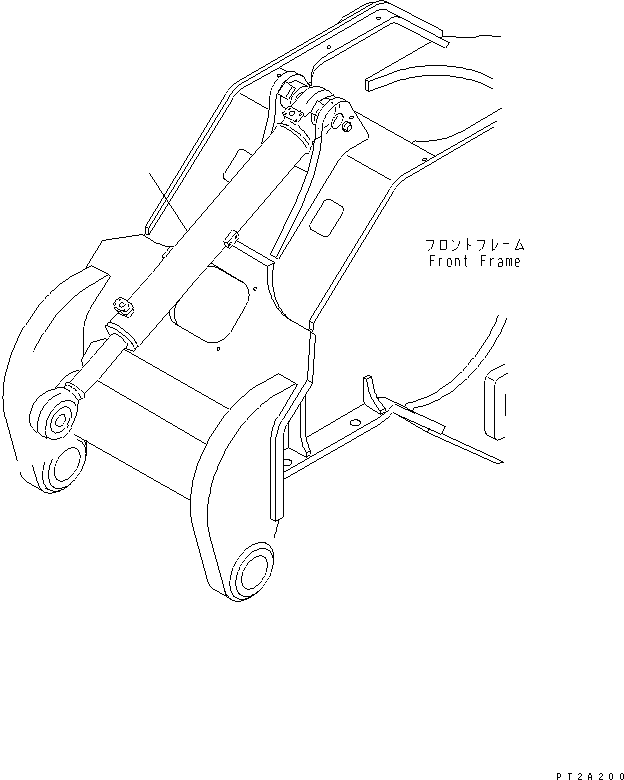 CYLINDER ASS'Y,LIFT (707-01-02312) KOMATSU