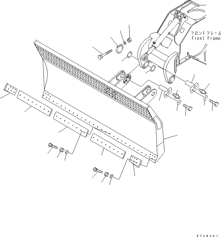 Щётка стеклоочистителя 41L-70-25110 KOMATSU