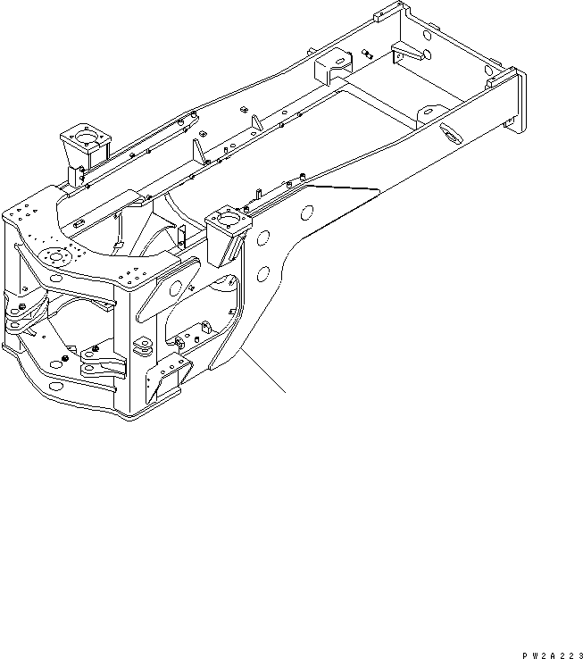 FRAME REAR SEAT 41K-46-22311 KOMATSU