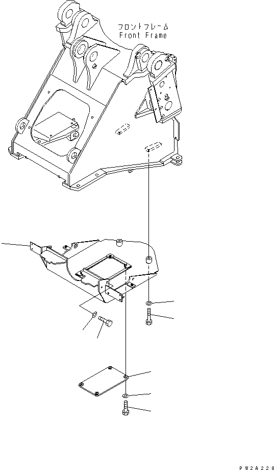 GUARD,FRONT 421-971-2870 KOMATSU