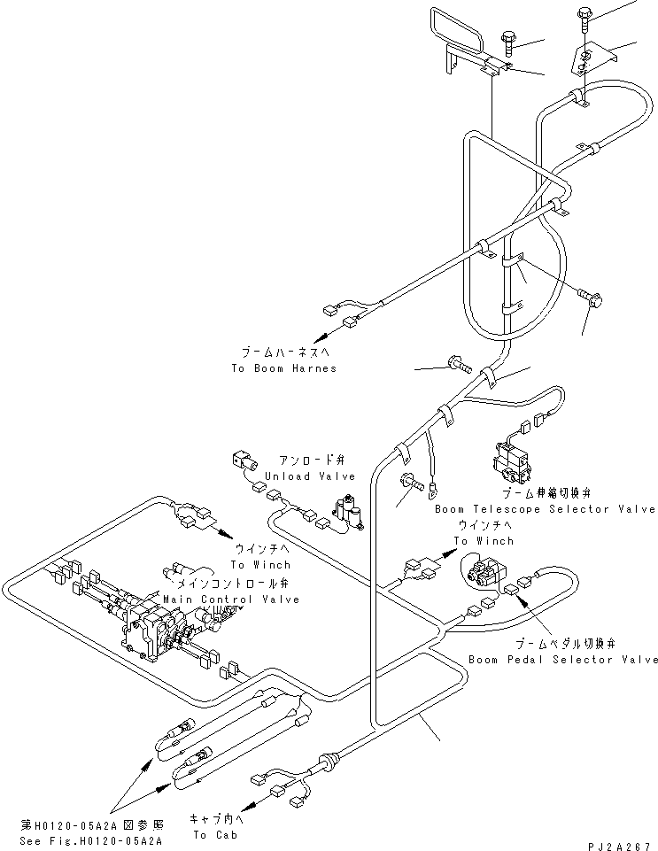 Жгут проводов 23S-05-56521 KOMATSU