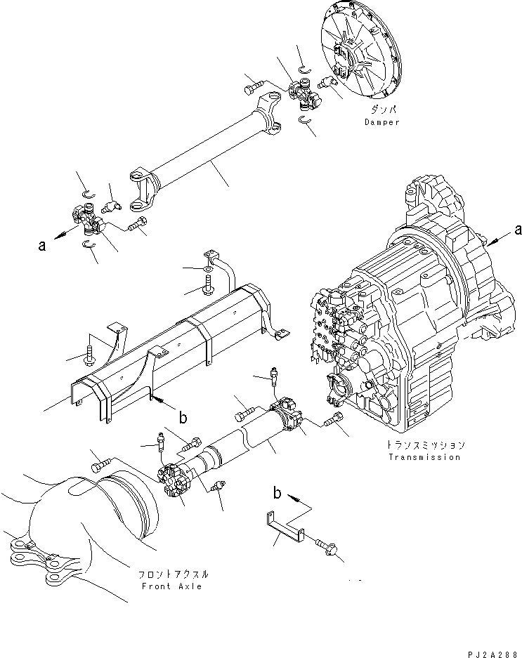 DRIVE SHAFT ASS'Y 23S-20-43101 KOMATSU